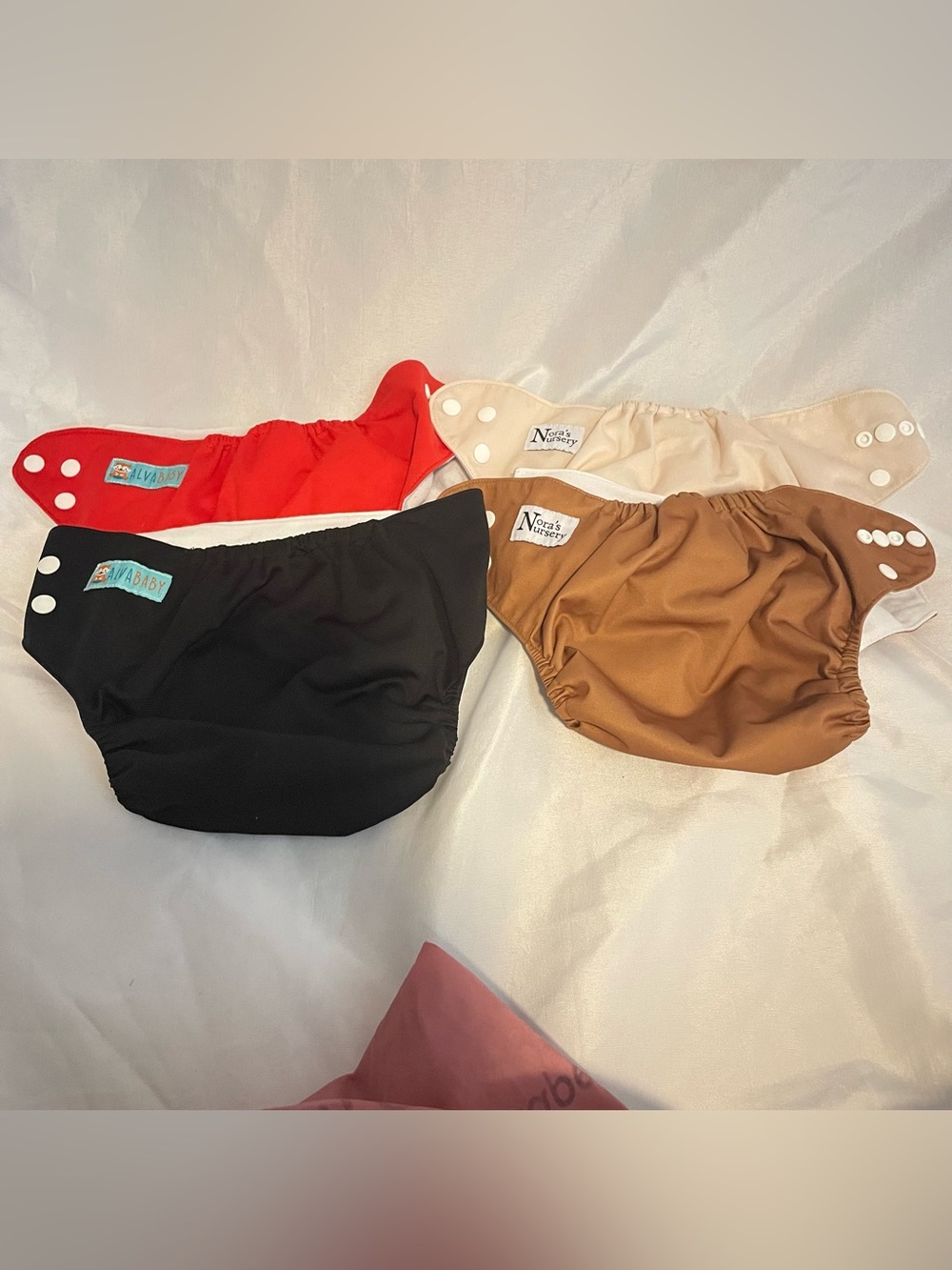 Reusable Cloth Diapers with Bamboo Inserts - Picture 3 of 6